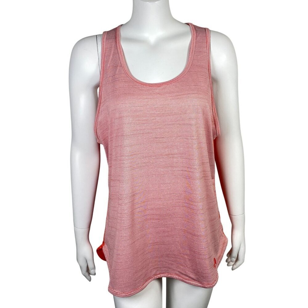 The North Face Flash Dry Active Tank Top Womens XL Stripes Hiking Yoga Athletic